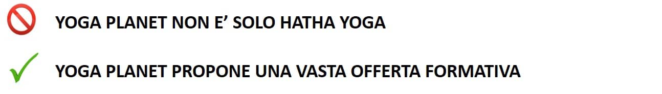 YogaPlanet non solo Hatha