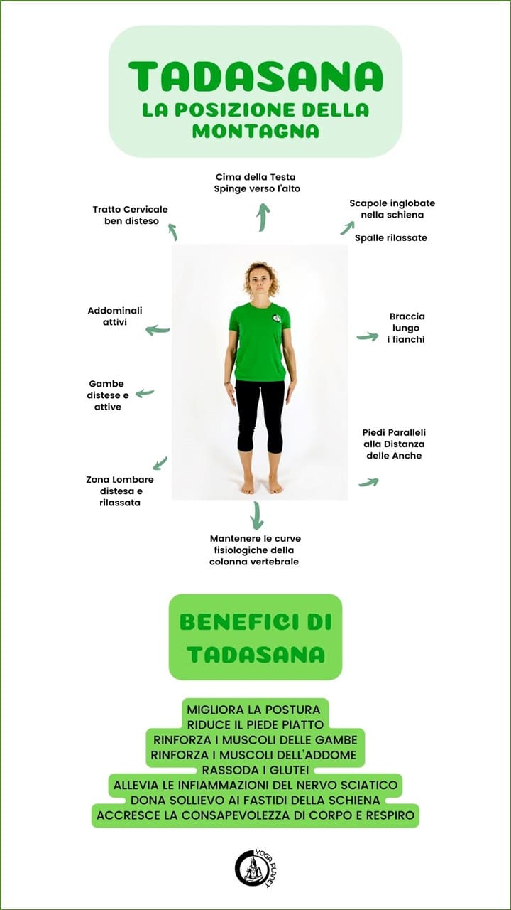 TADASANA la Posizione della Montagna SCHEDA TECNICA