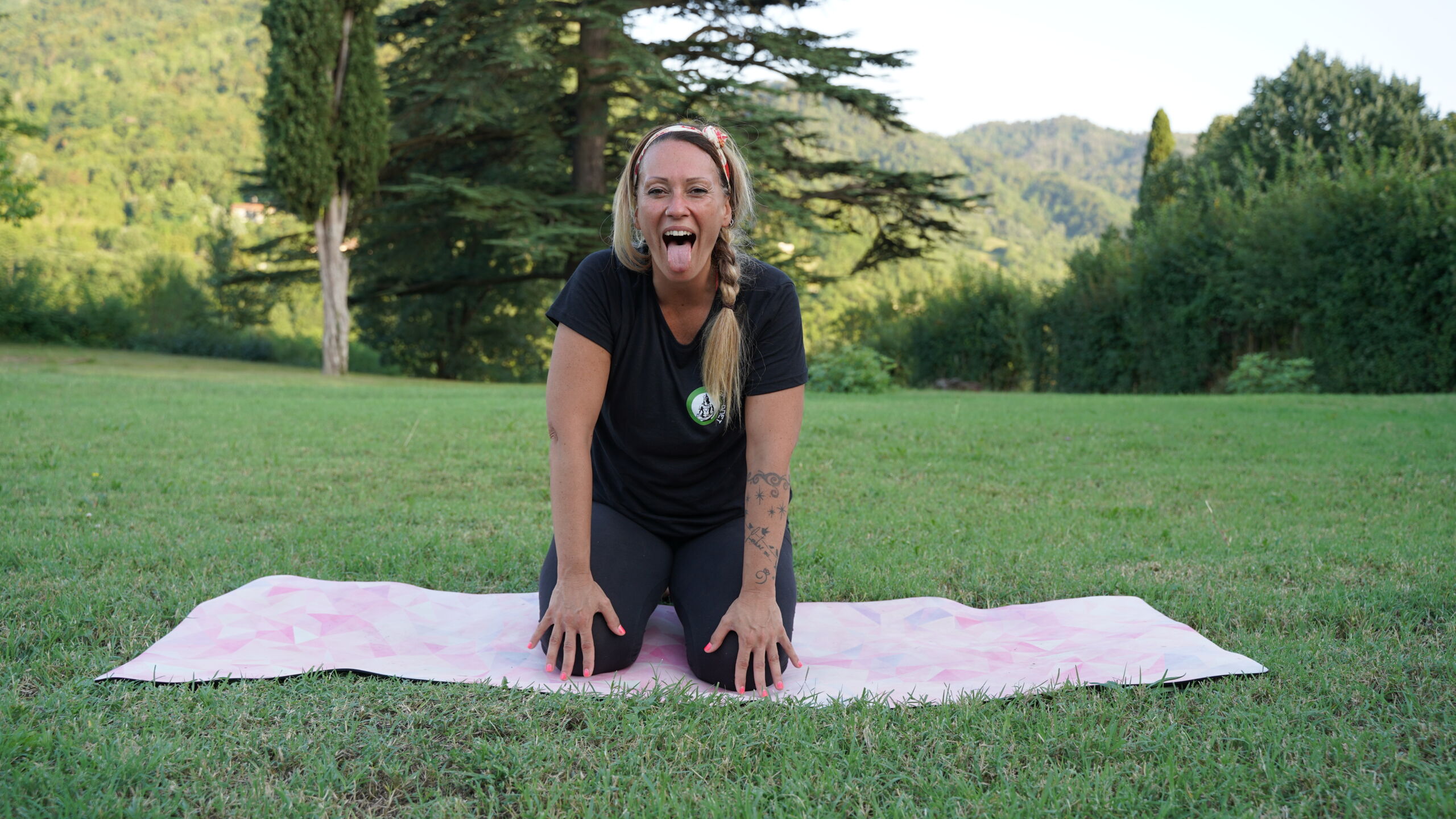 Posizione Yoga Bambini  Leone