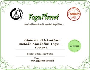 certificazione kundalini