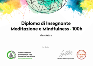 Corso Insegnanti ≪I≫Meditazione E Mindfulness≪/I≫ 3 Diplomi Meditazione 1