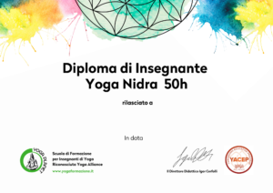 Corso Insegnanti ≪I≫Yoga Nidra≪/I≫ 3 Diplomi Nidra 2